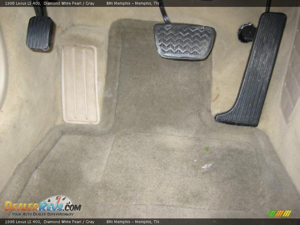 1998 Lexus LS 400 Diamond White Pearl / Gray Photo #12