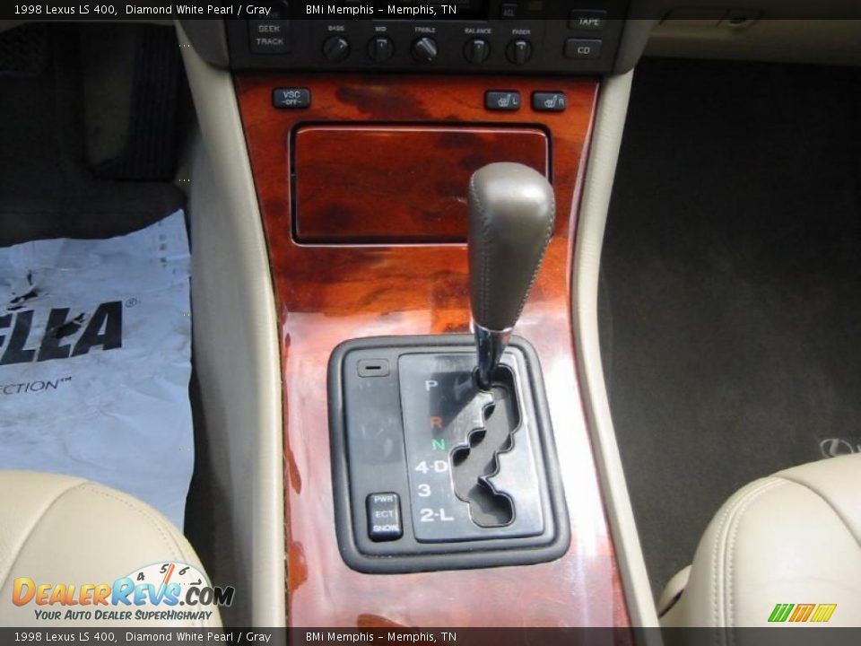1998 Lexus LS 400 Diamond White Pearl / Gray Photo #15