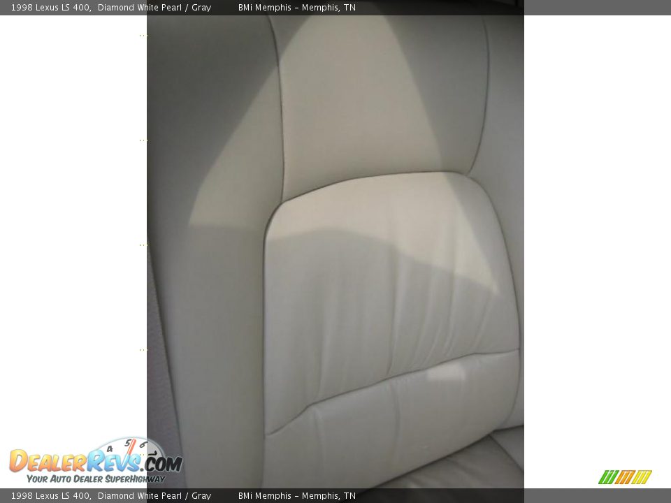 1998 Lexus LS 400 Diamond White Pearl / Gray Photo #18