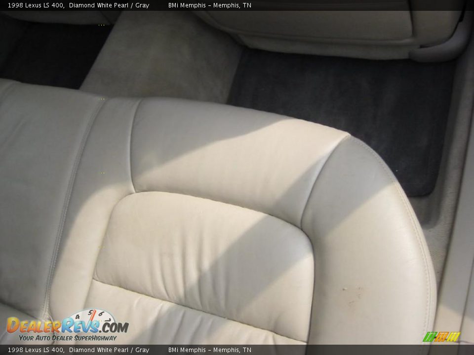 1998 Lexus LS 400 Diamond White Pearl / Gray Photo #23