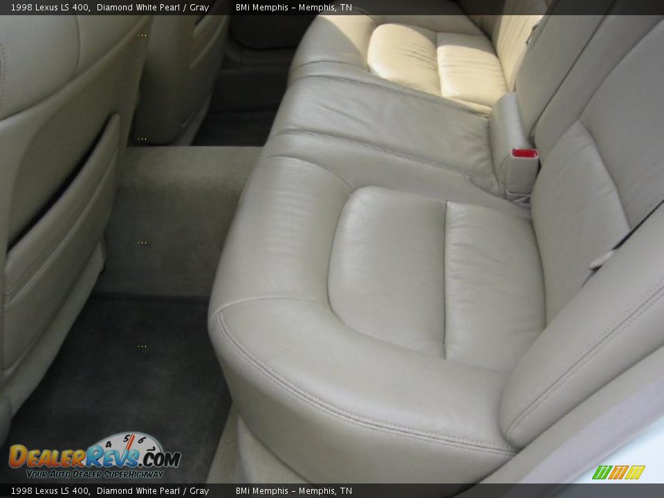 1998 Lexus LS 400 Diamond White Pearl / Gray Photo #24