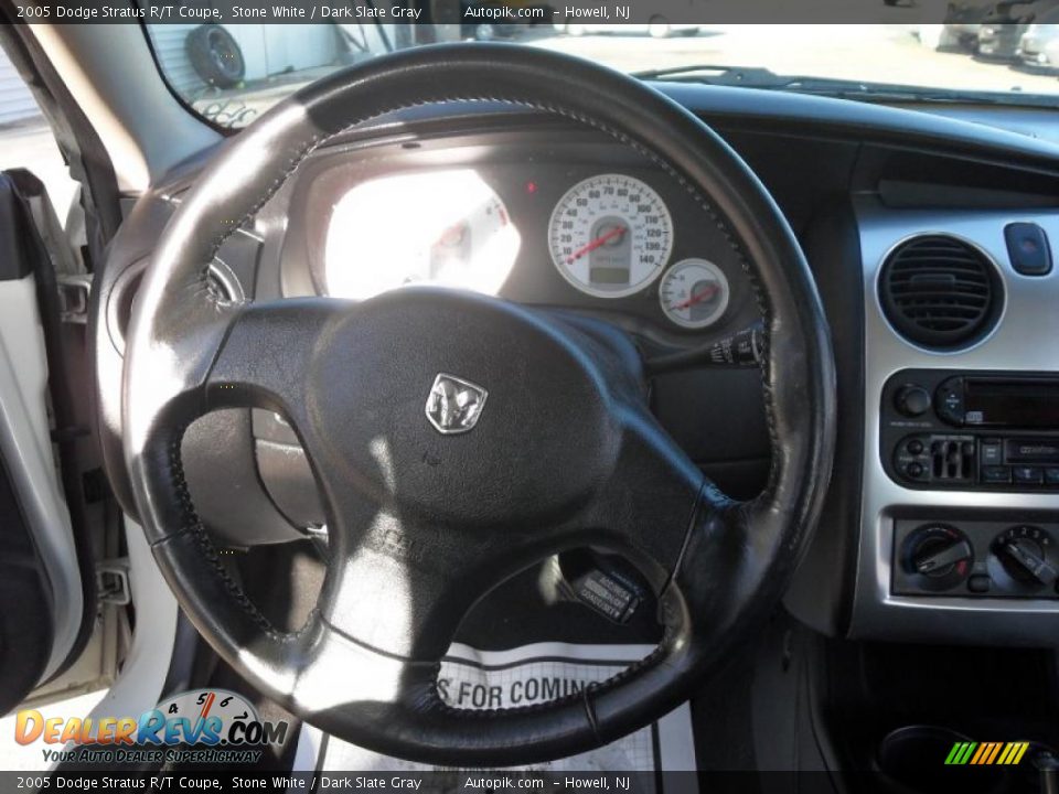 2005 Dodge Stratus R/T Coupe Stone White / Dark Slate Gray Photo #14