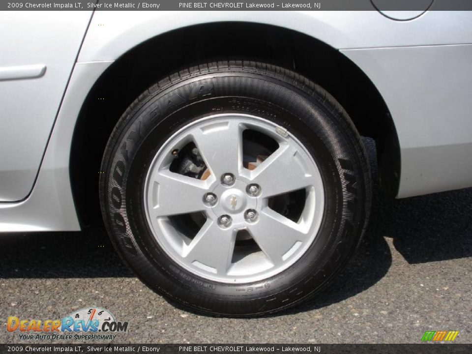 2009 Chevrolet Impala LT Silver Ice Metallic / Ebony Photo #7