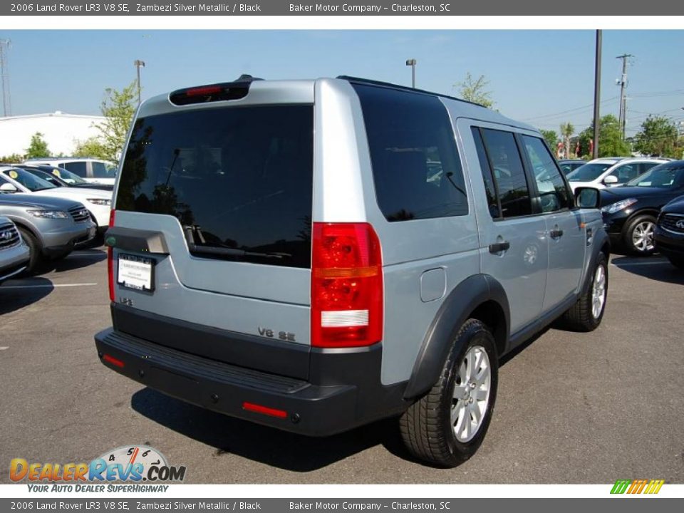 2006 Land Rover LR3 V8 SE Zambezi Silver Metallic / Black Photo #16