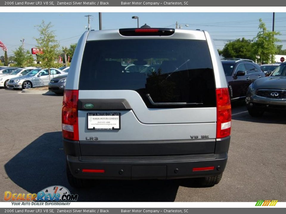 2006 Land Rover LR3 V8 SE Zambezi Silver Metallic / Black Photo #17