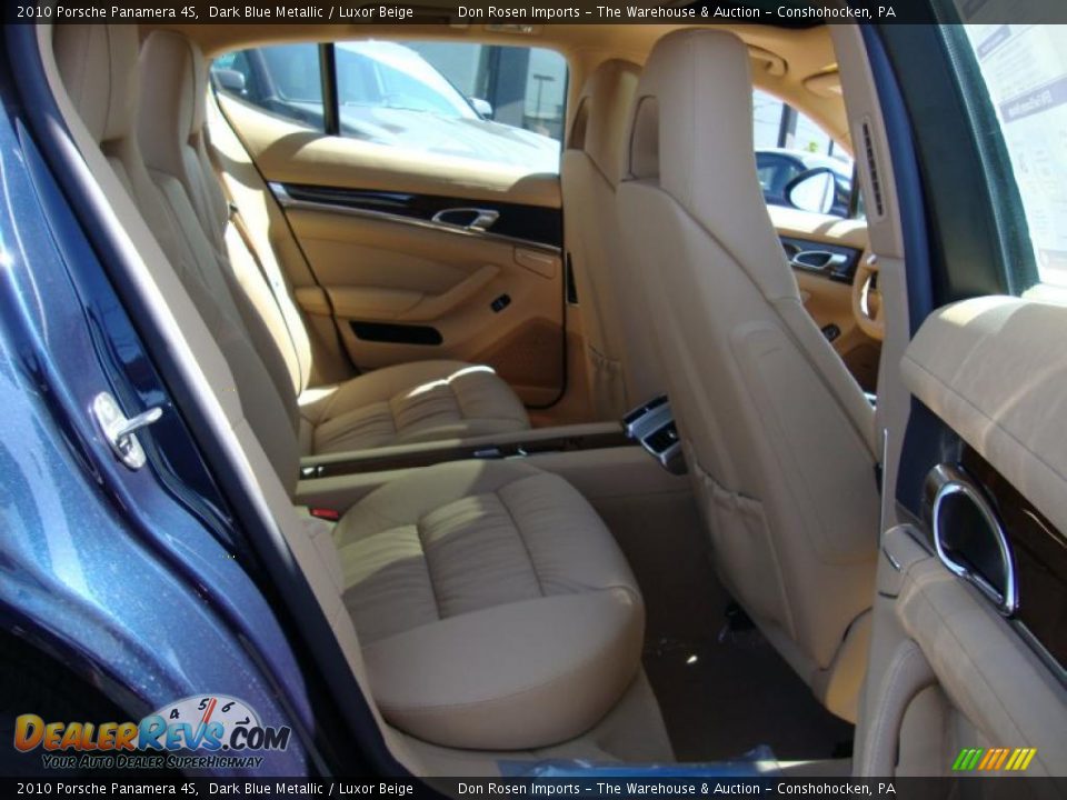 2010 Porsche Panamera 4S Dark Blue Metallic / Luxor Beige Photo #21