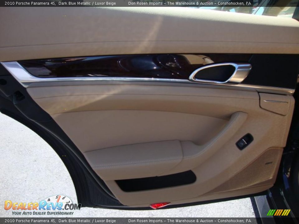 2010 Porsche Panamera 4S Dark Blue Metallic / Luxor Beige Photo #23