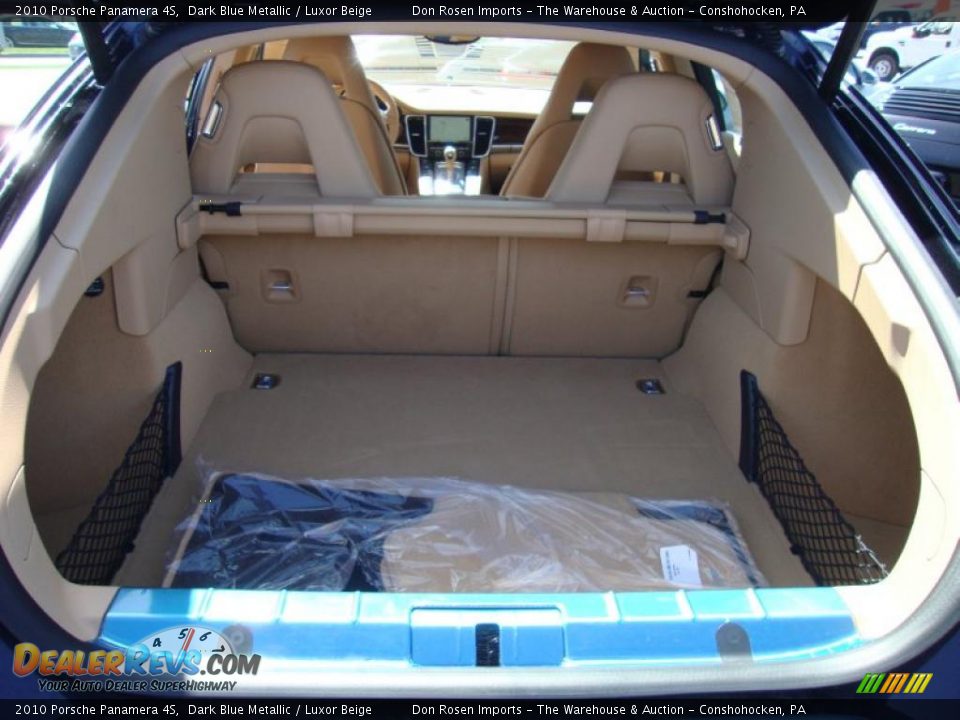 2010 Porsche Panamera 4S Dark Blue Metallic / Luxor Beige Photo #24