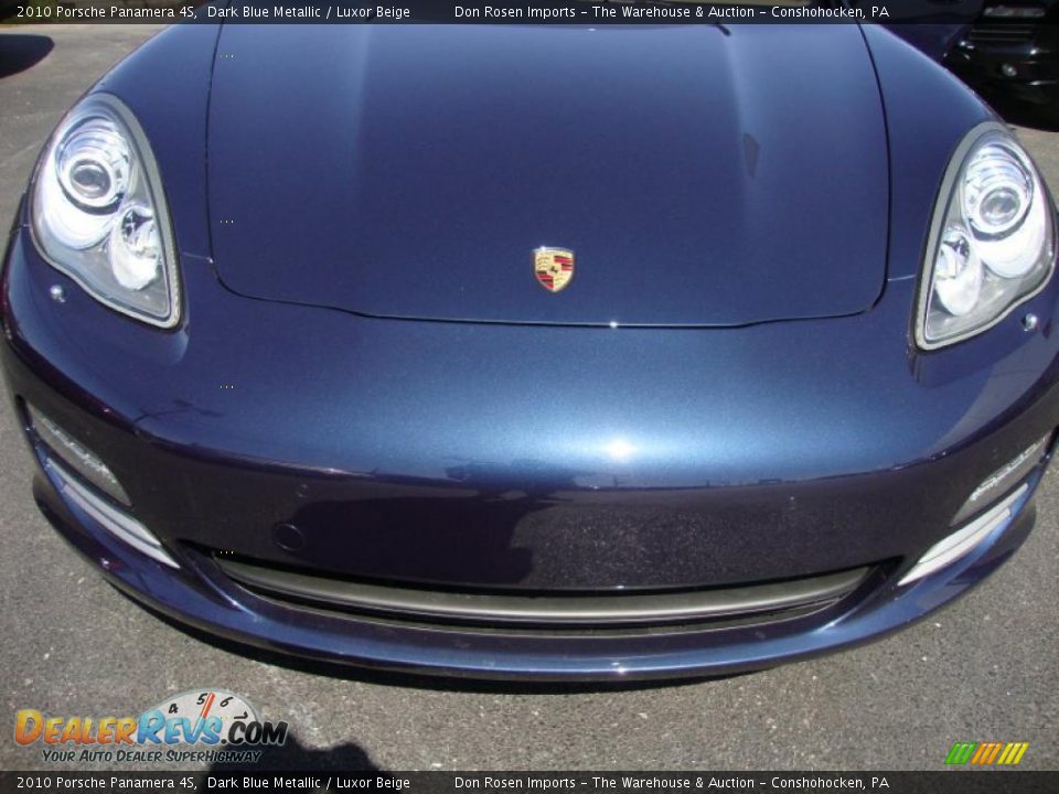 2010 Porsche Panamera 4S Dark Blue Metallic / Luxor Beige Photo #28