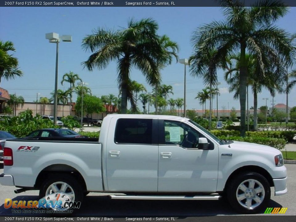 2007 Ford F150 FX2 Sport SuperCrew Oxford White / Black Photo #5