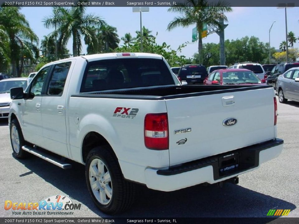 2007 Ford F150 FX2 Sport SuperCrew Oxford White / Black Photo #9