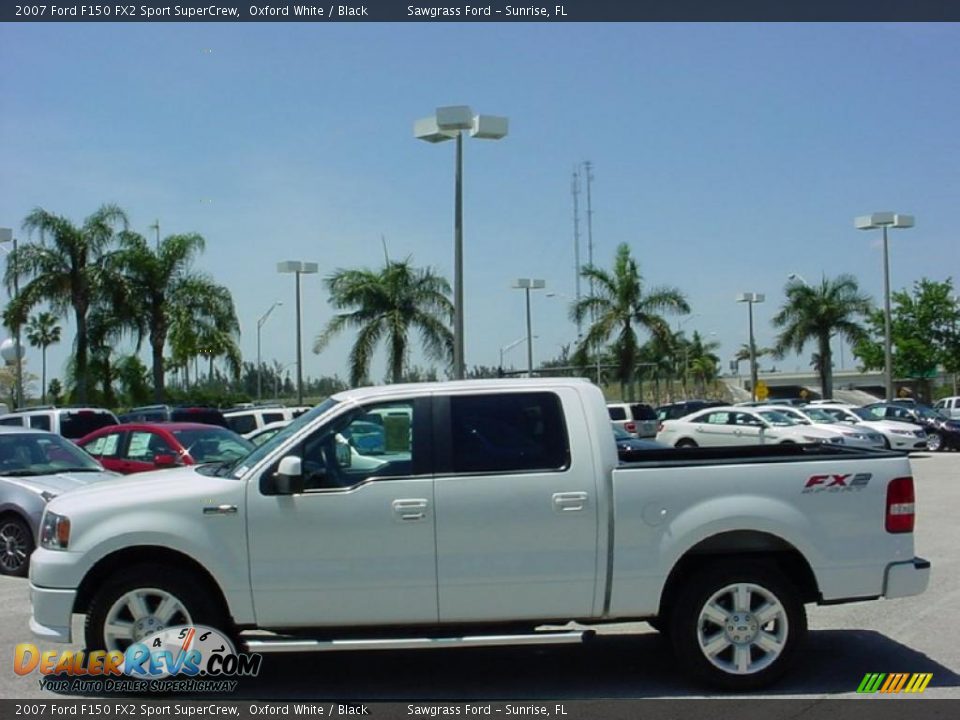 2007 Ford F150 FX2 Sport SuperCrew Oxford White / Black Photo #10