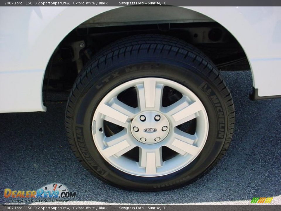 2007 Ford F150 FX2 Sport SuperCrew Oxford White / Black Photo #11