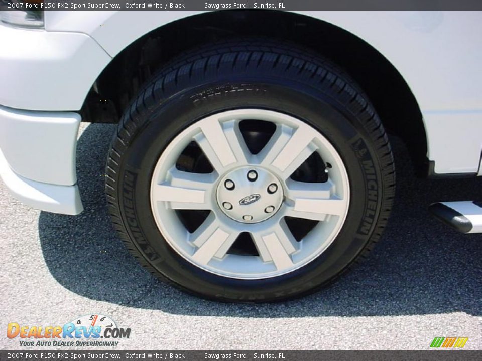 2007 Ford F150 FX2 Sport SuperCrew Oxford White / Black Photo #12