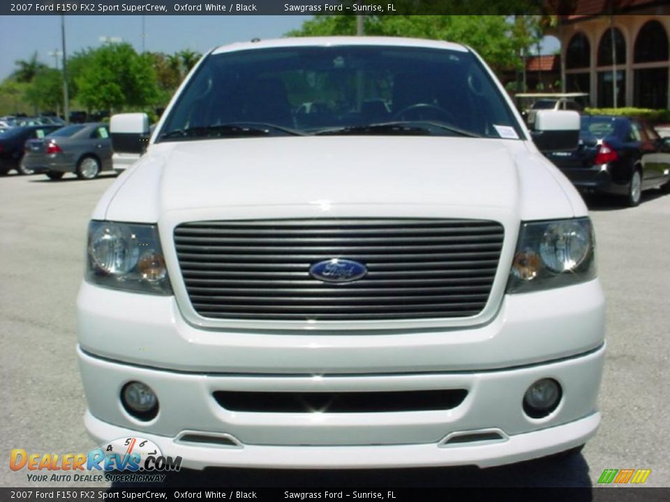 2007 Ford F150 FX2 Sport SuperCrew Oxford White / Black Photo #15