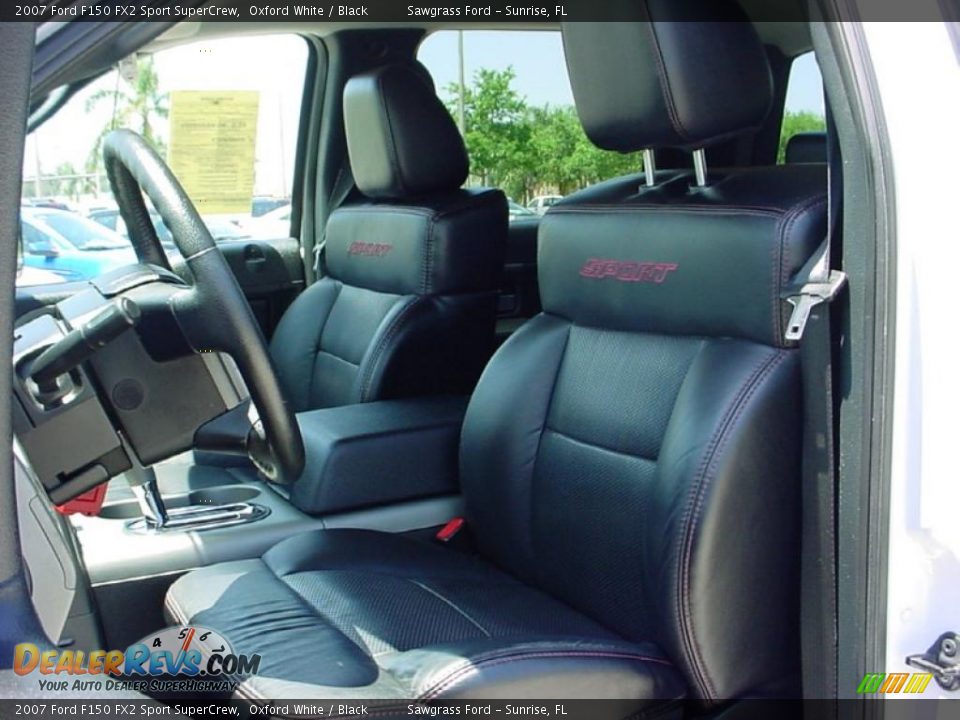2007 Ford F150 FX2 Sport SuperCrew Oxford White / Black Photo #17