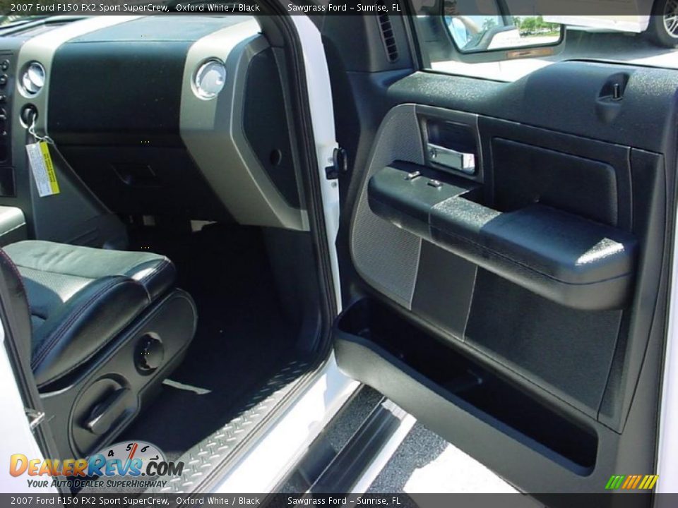 2007 Ford F150 FX2 Sport SuperCrew Oxford White / Black Photo #19