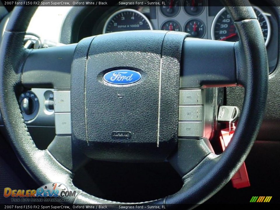 2007 Ford F150 FX2 Sport SuperCrew Oxford White / Black Photo #24