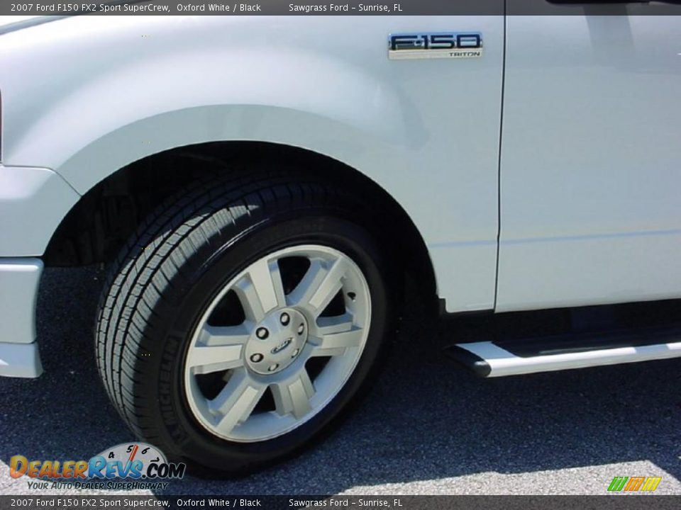 2007 Ford F150 FX2 Sport SuperCrew Oxford White / Black Photo #27