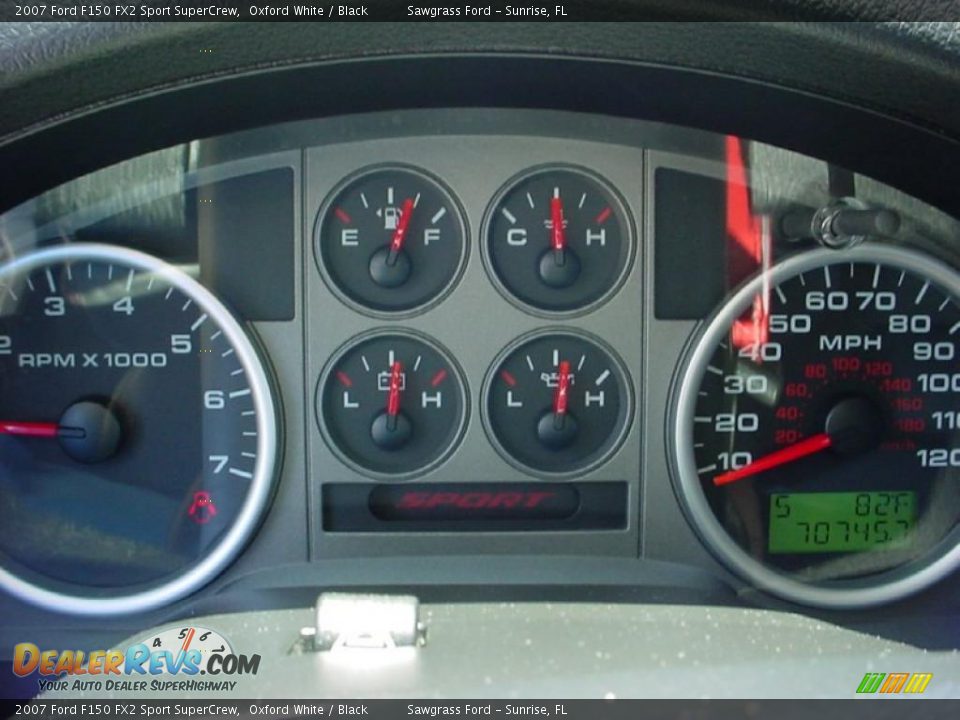2007 Ford F150 FX2 Sport SuperCrew Oxford White / Black Photo #29