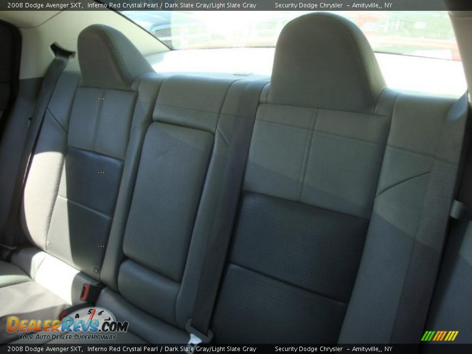 2008 Dodge Avenger SXT Inferno Red Crystal Pearl / Dark Slate Gray/Light Slate Gray Photo #8