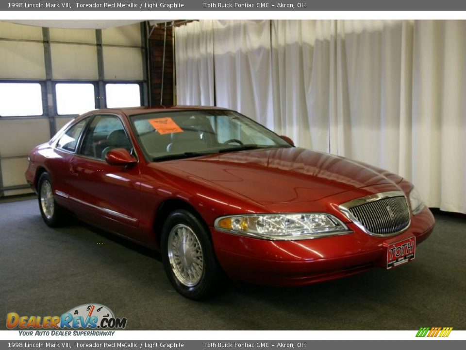 1998 Lincoln Mark VIII Toreador Red Metallic / Light Graphite Photo #1