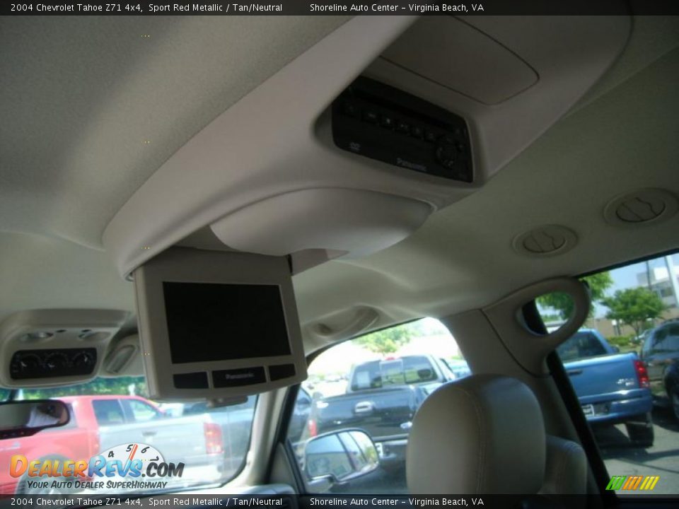 2004 Chevrolet Tahoe Z71 4x4 Sport Red Metallic / Tan/Neutral Photo #12