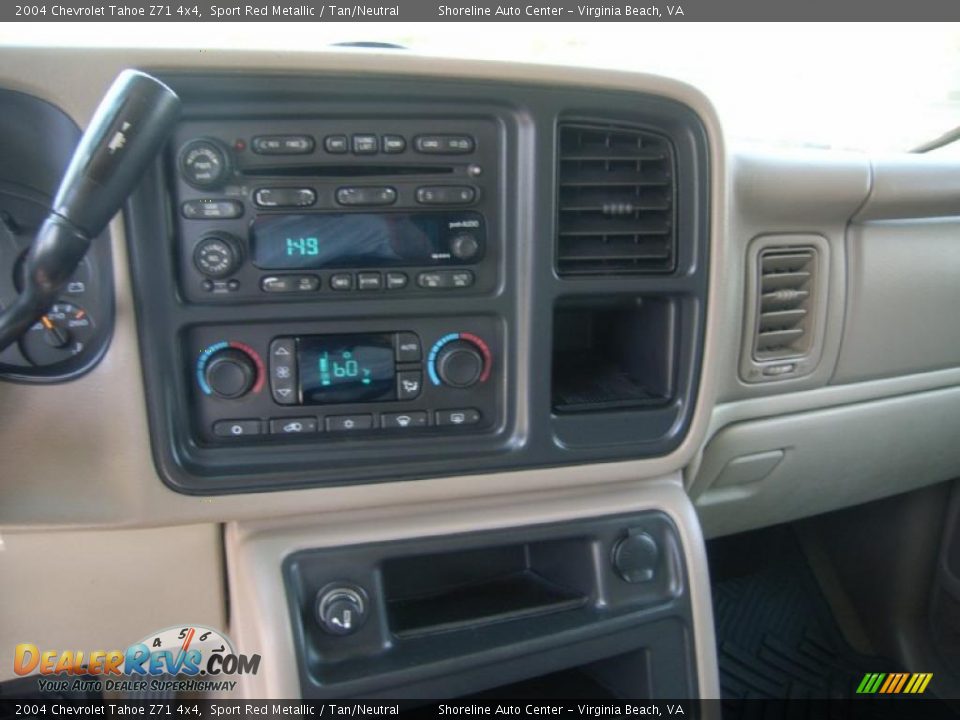 2004 Chevrolet Tahoe Z71 4x4 Sport Red Metallic / Tan/Neutral Photo #19