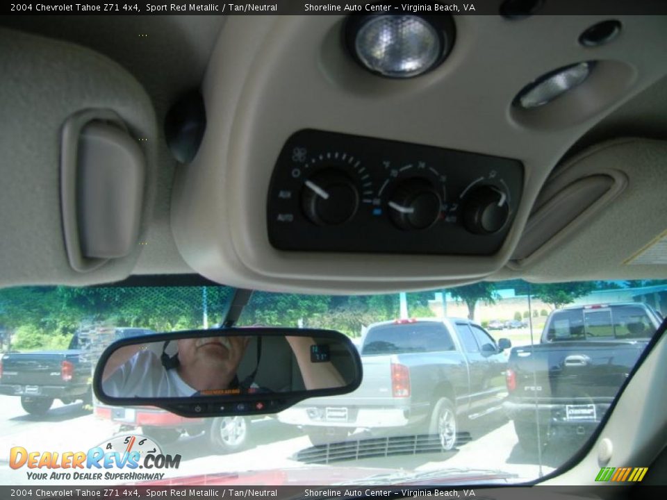 2004 Chevrolet Tahoe Z71 4x4 Sport Red Metallic / Tan/Neutral Photo #20