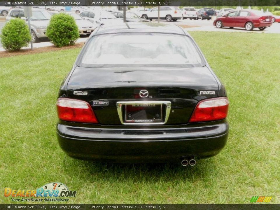2002 Mazda 626 ES V6 Black Onyx / Beige Photo #3