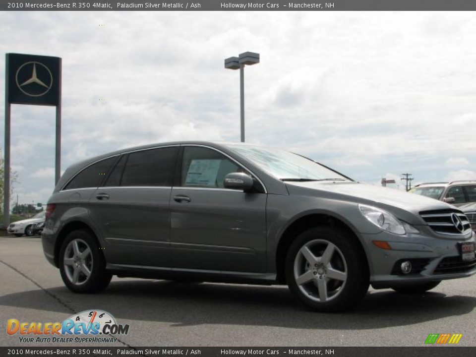 2010 Mercedes-Benz R 350 4Matic Paladium Silver Metallic / Ash Photo #3