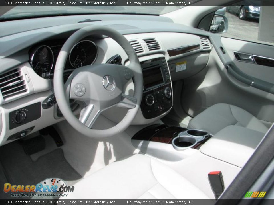 2010 Mercedes-Benz R 350 4Matic Paladium Silver Metallic / Ash Photo #10