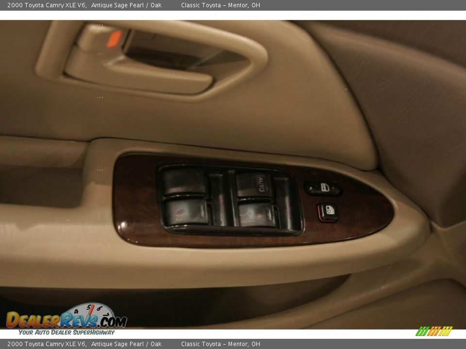 2000 Toyota Camry XLE V6 Antique Sage Pearl / Oak Photo #9