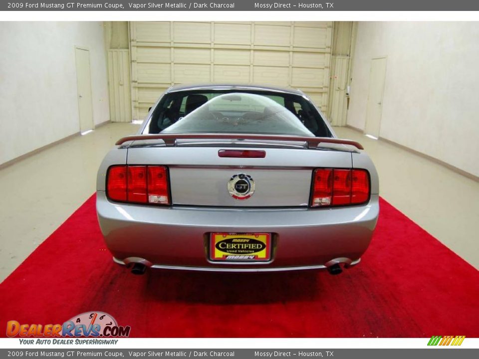 2009 Ford Mustang GT Premium Coupe Vapor Silver Metallic / Dark Charcoal Photo #3