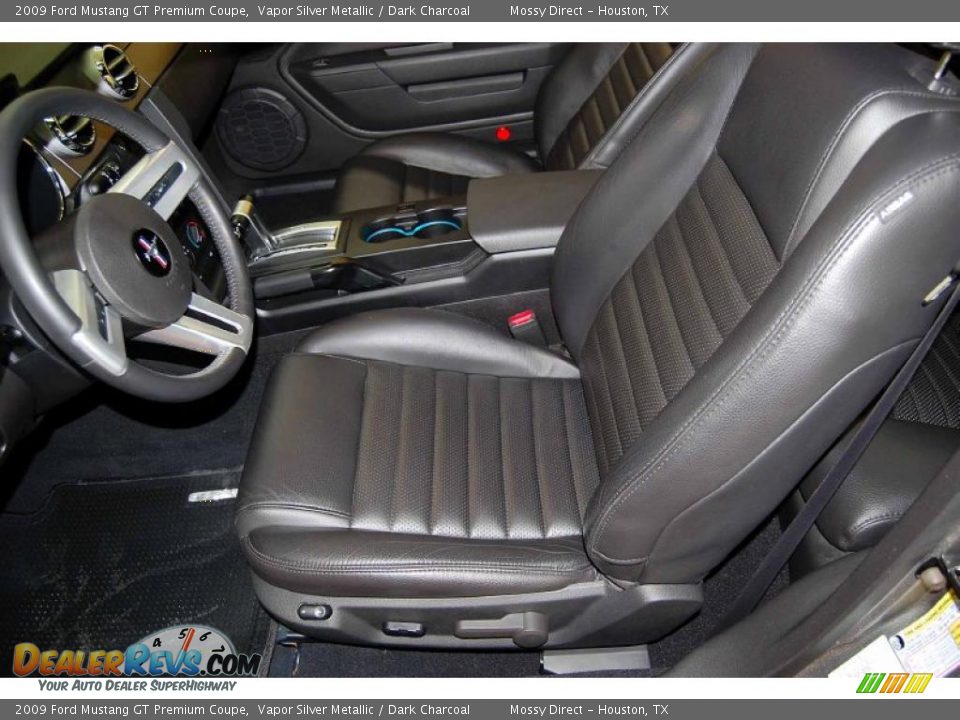 2009 Ford Mustang GT Premium Coupe Vapor Silver Metallic / Dark Charcoal Photo #13