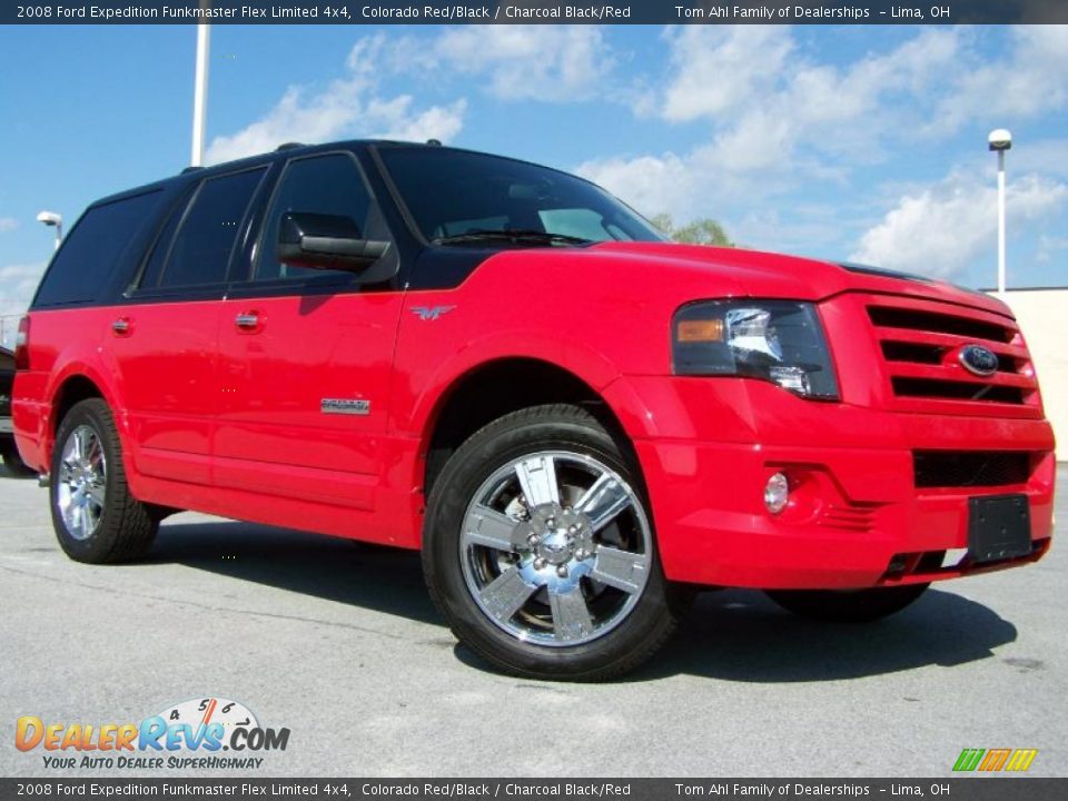 2008 Ford Expedition Funkmaster Flex Limited 4x4 Colorado Red/Black / Charcoal Black/Red Photo #1