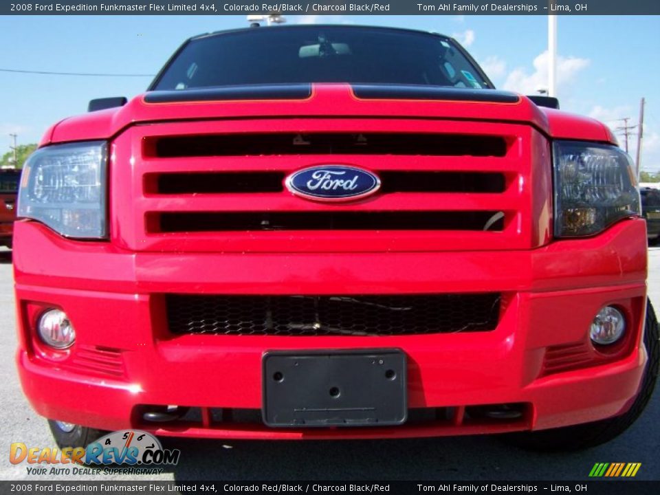 2008 Ford Expedition Funkmaster Flex Limited 4x4 Colorado Red/Black / Charcoal Black/Red Photo #5