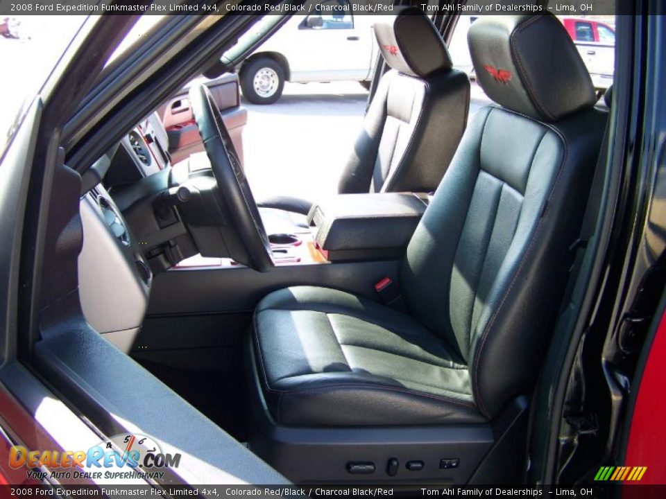2008 Ford Expedition Funkmaster Flex Limited 4x4 Colorado Red/Black / Charcoal Black/Red Photo #12