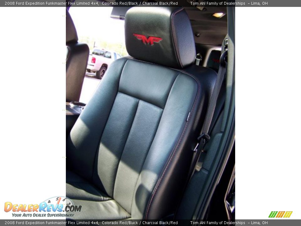 2008 Ford Expedition Funkmaster Flex Limited 4x4 Colorado Red/Black / Charcoal Black/Red Photo #13