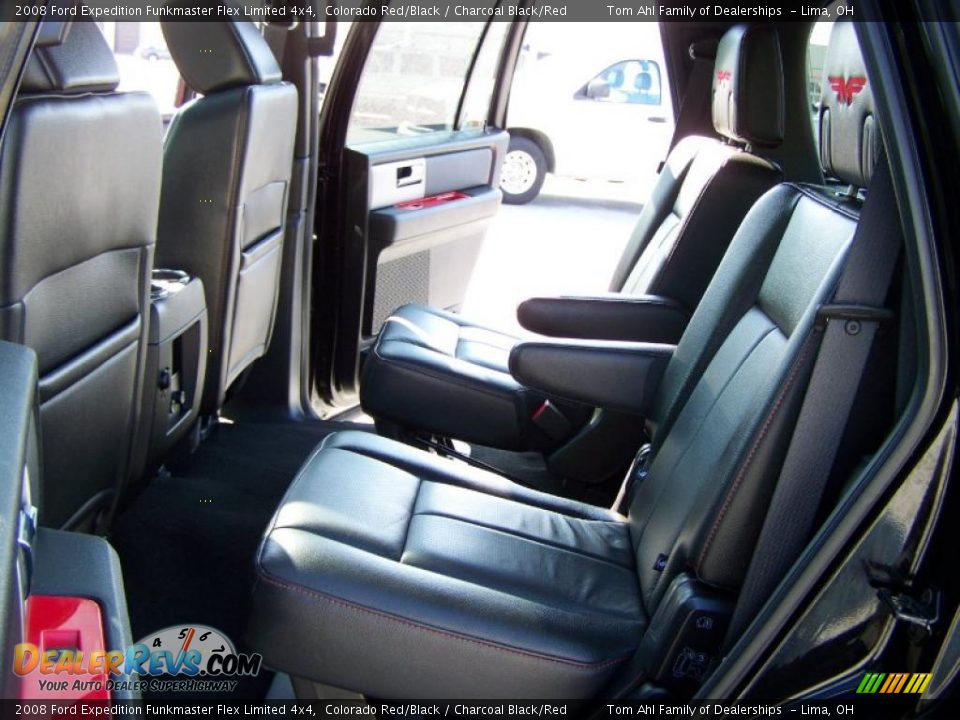 2008 Ford Expedition Funkmaster Flex Limited 4x4 Colorado Red/Black / Charcoal Black/Red Photo #17