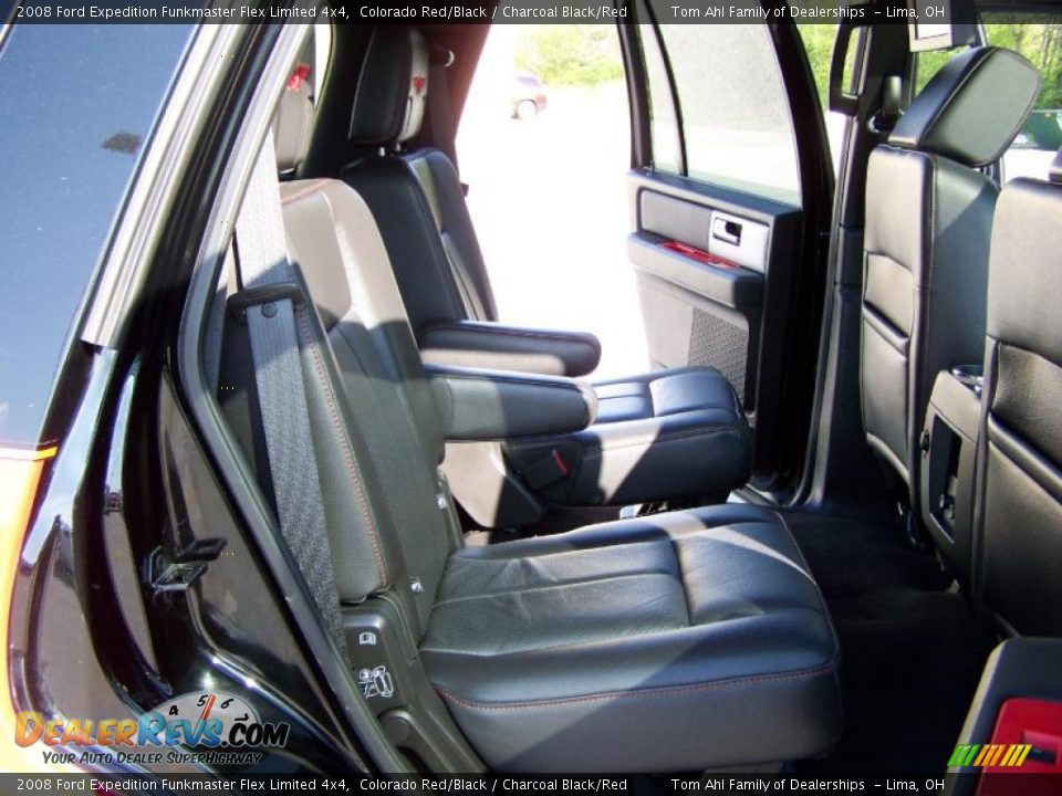 2008 Ford Expedition Funkmaster Flex Limited 4x4 Colorado Red/Black / Charcoal Black/Red Photo #21