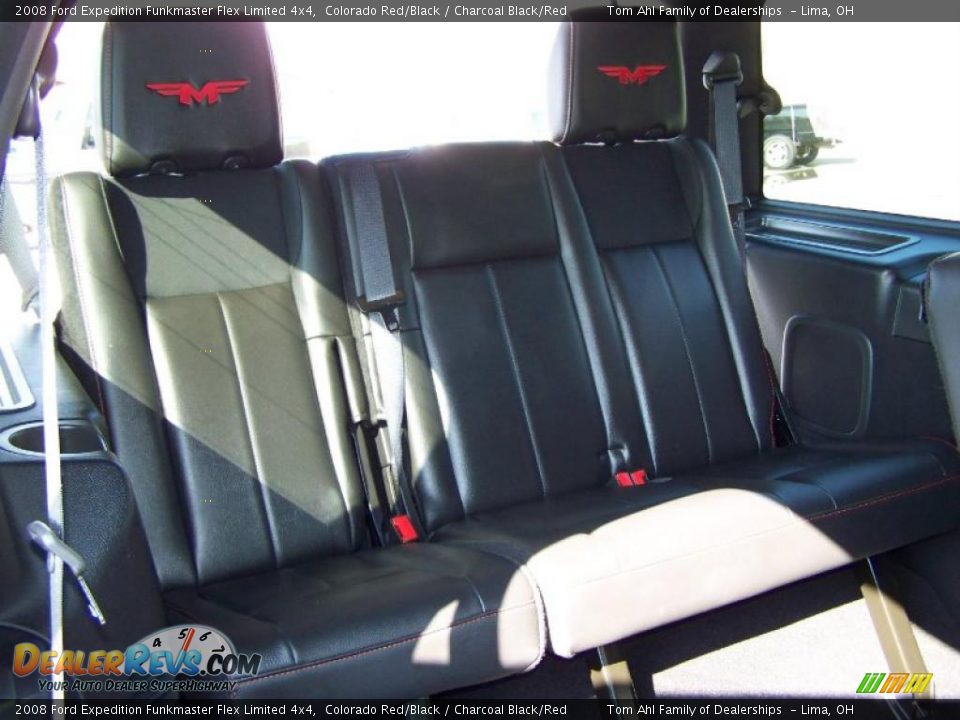 2008 Ford Expedition Funkmaster Flex Limited 4x4 Colorado Red/Black / Charcoal Black/Red Photo #23