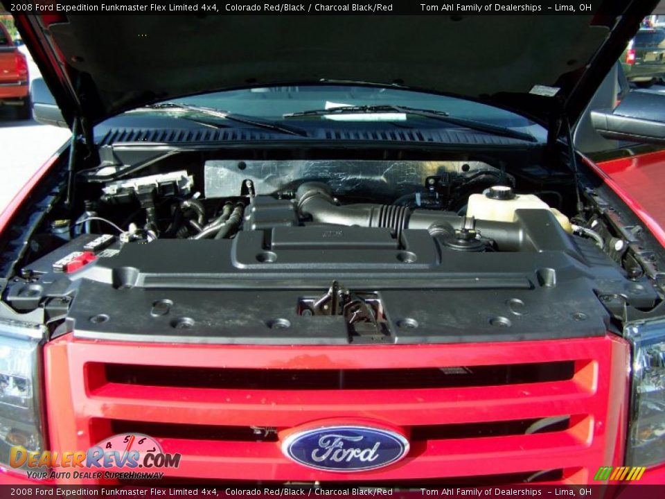 2008 Ford Expedition Funkmaster Flex Limited 4x4 Colorado Red/Black / Charcoal Black/Red Photo #27