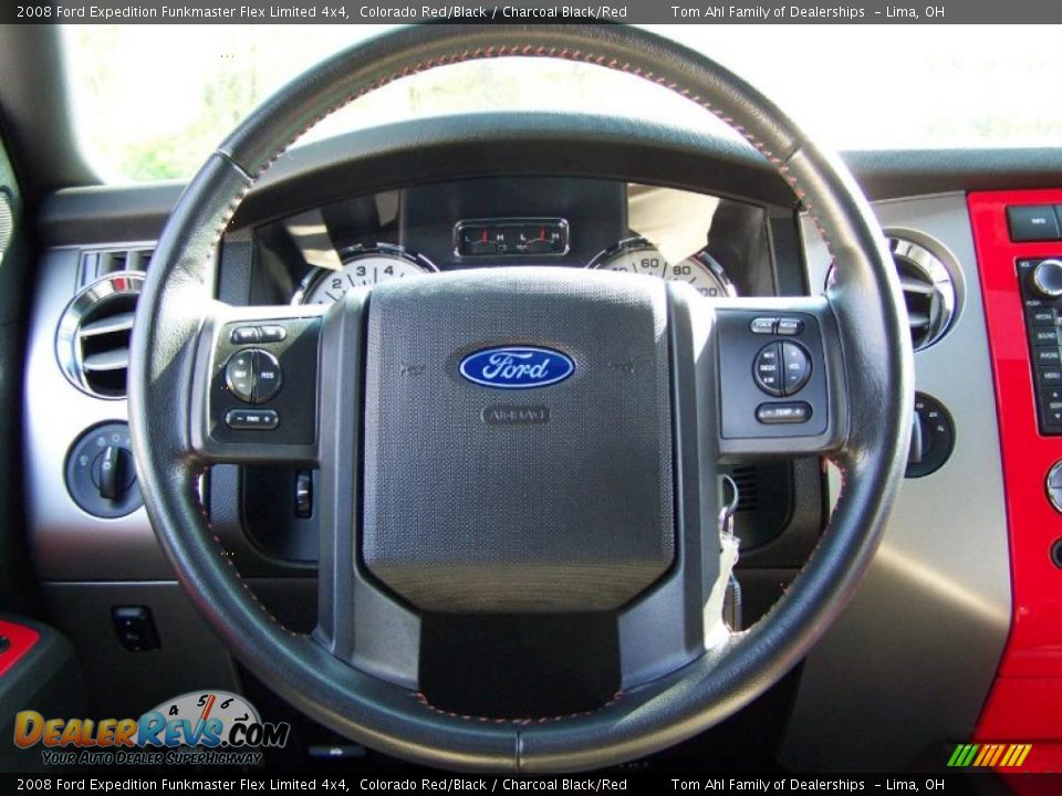 2008 Ford Expedition Funkmaster Flex Limited 4x4 Colorado Red/Black / Charcoal Black/Red Photo #29