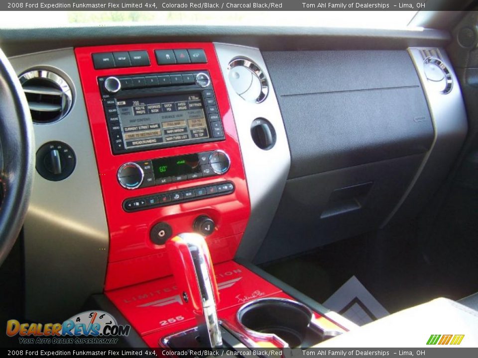 2008 Ford Expedition Funkmaster Flex Limited 4x4 Colorado Red/Black / Charcoal Black/Red Photo #30
