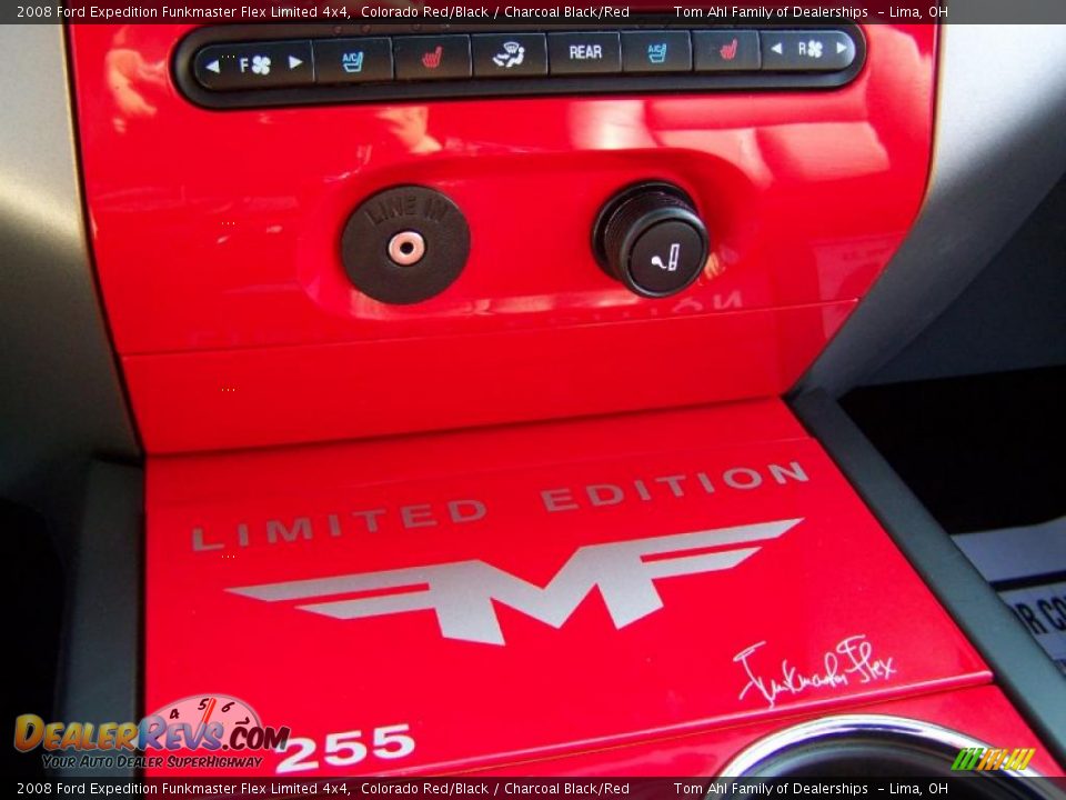 2008 Ford Expedition Funkmaster Flex Limited 4x4 Colorado Red/Black / Charcoal Black/Red Photo #32
