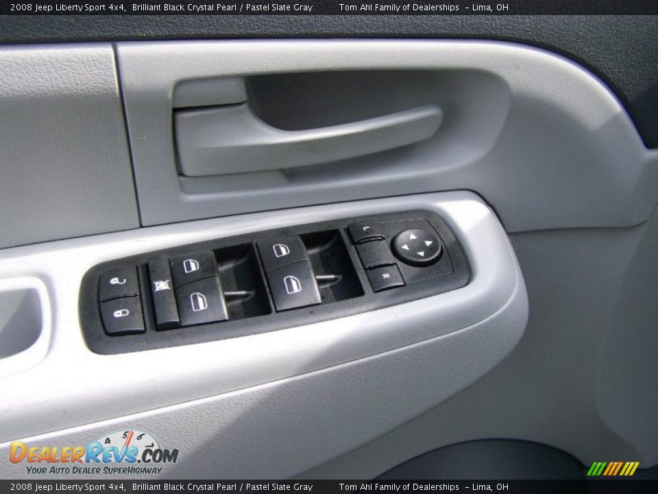 2008 Jeep Liberty Sport 4x4 Brilliant Black Crystal Pearl / Pastel Slate Gray Photo #10