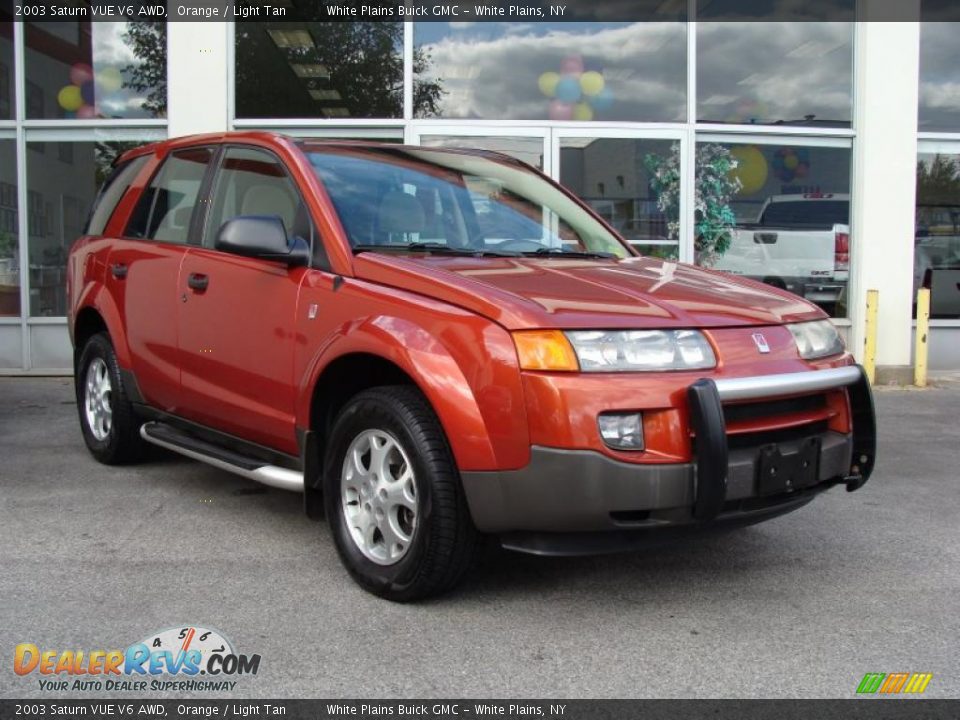2003 Saturn VUE V6 AWD Orange / Light Tan Photo #3