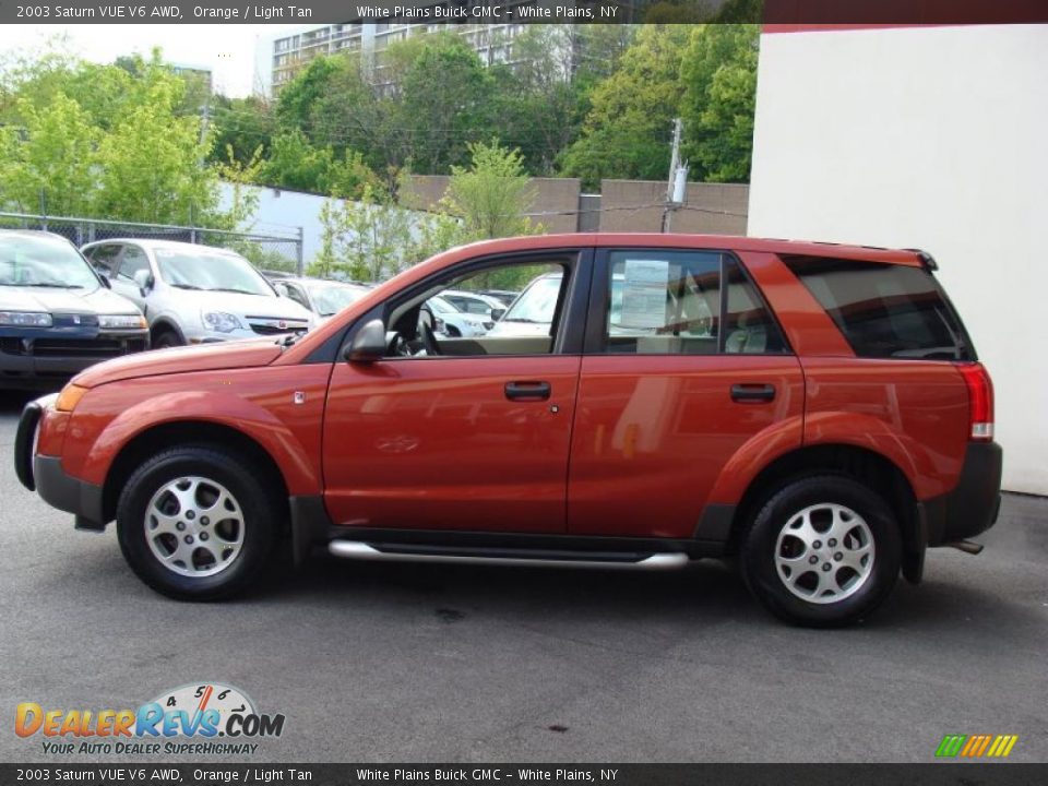 2003 Saturn VUE V6 AWD Orange / Light Tan Photo #8