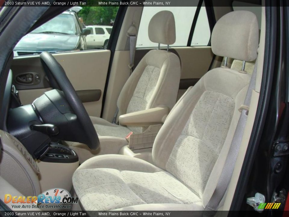 2003 Saturn VUE V6 AWD Orange / Light Tan Photo #13